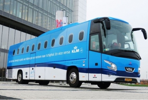 Uitbreiding KLM-busdienst