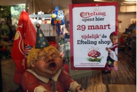 Efteling opent pop-up store in Breda