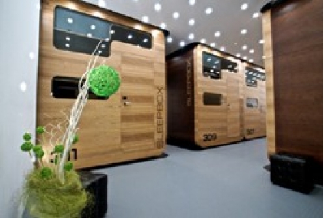 Capsulehotel in Moskou