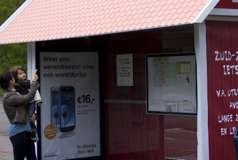 Guerillamarketing bushok wordt Zweeds huisje