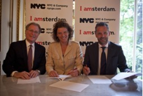 New York City en Amsterdam sluiten partnership