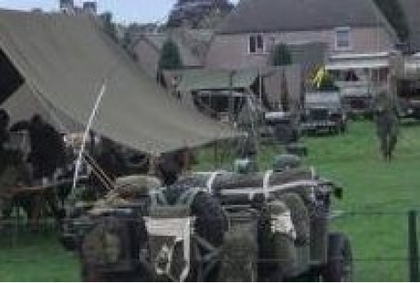 Veghel centrum voor herdenking Market Garden