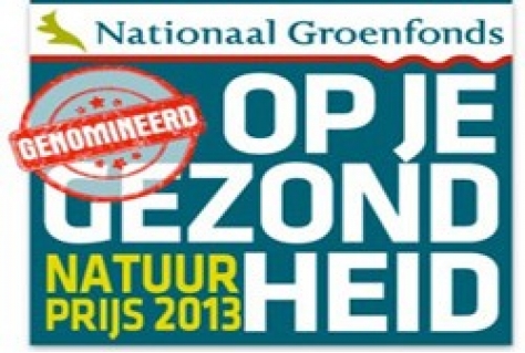 Nominatie Natuurprijs 2013 voor ‘groene behandelkamer’