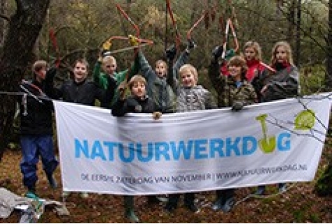 Grootste groene vrijwilligersactie ‘de Natuurwerkdag’