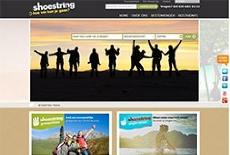 Shoestring lanceert nieuwe website