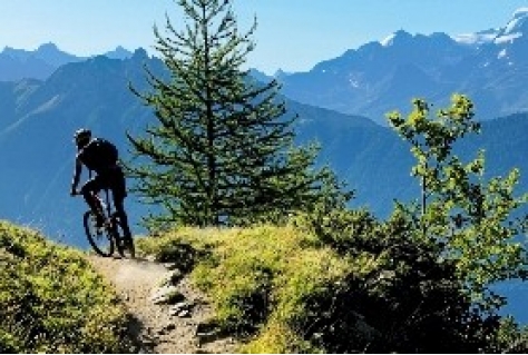 Mountainbikepaviljoen bij Fiets- en Wandelbeurs