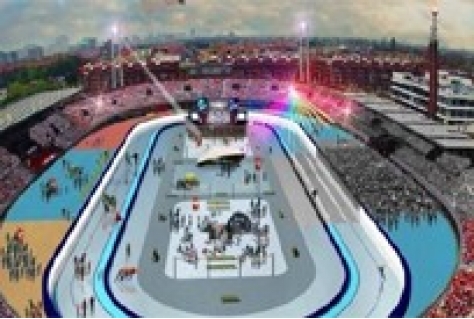 Meer dan 100.000 bezoekers voor schaatsbaan in Olympisch Stadion