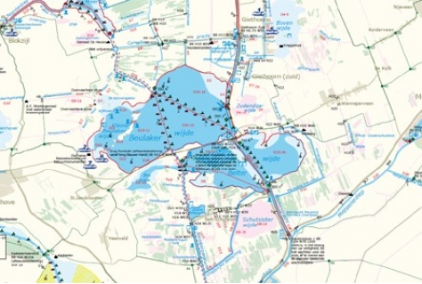 Vaarkaarten Overijssel voorzien van toeristische informatie