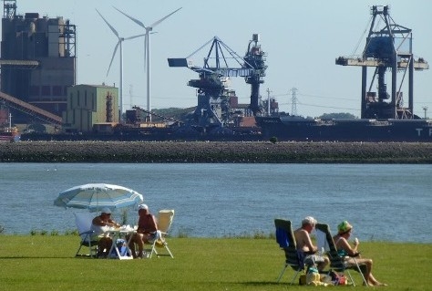 Stadslandschap voor recreatie