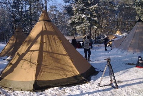 Natuurkamperen in de winter