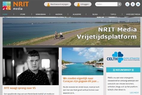 Nieuwe website NRIT Media Vrijetijdsplatform