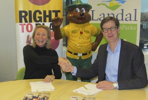 Landal GreenParks sluit partnerovereenkomst met Right To Play