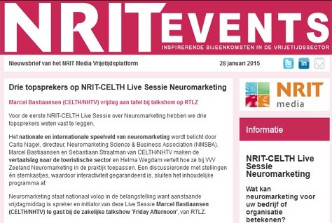 NRIT Media verstuurt Events Nieuwsbrief