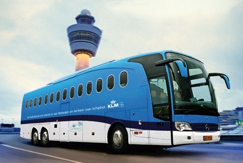 KLM start busdienst Nijmegen-Arnhem-Schiphol