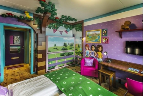 Ruim 20 nieuwe themakamers in Hotel Legoland gericht op meisjes