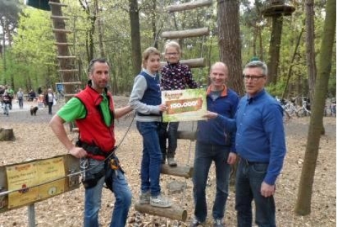 Klimrijk Brabant opent 200 meter zipline