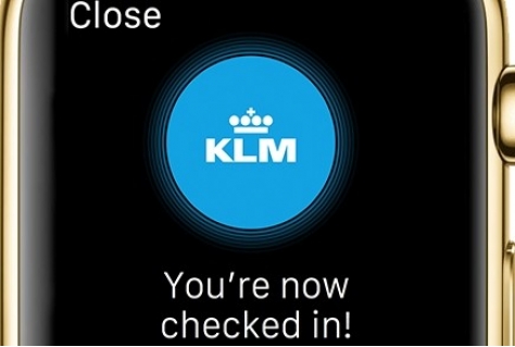 KLM maakt app voor Apple horloge