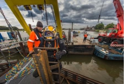 Kampen langer in beeld met berging koggeschip