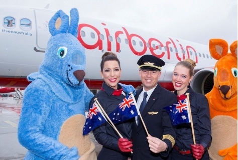 Airberlin brengt 46 procent meer toeristen naar Australie