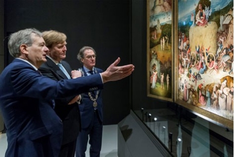 Koning opent overzichtstentoonstelling van Jheronimus Bosch