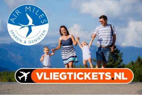 Air Miles sparen bij Vliegtickets.nl 