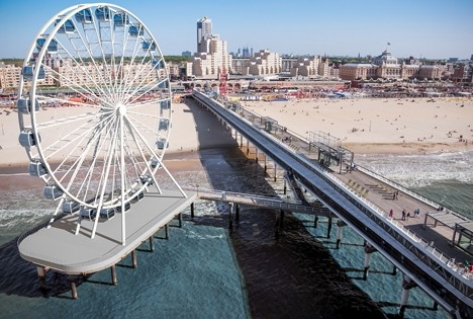 Den Haag krijgt eerste reuzenrad van Europa boven zee