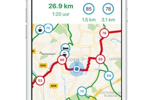 Fietsroute app van SDB