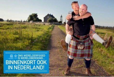 Nederlands werelderfgoed tussen de oren door campagne