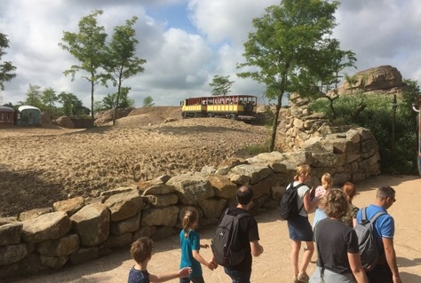 Achtbaan voor Wildlands Adventure Zoo