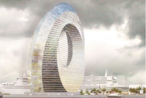 Krijgt Rotterdam zijn nieuwe landmark Windwheel?