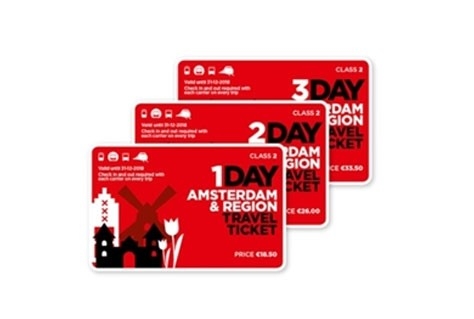 Nieuwe OV-tickets voor toeristen in regio Amsterdam