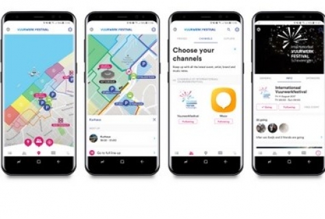 App voor vuurwerkfestival in Scheveningen