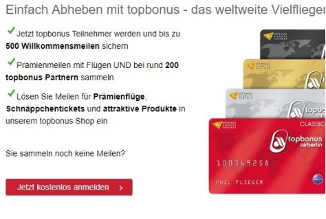 Loyalty programma airberlin start weer	