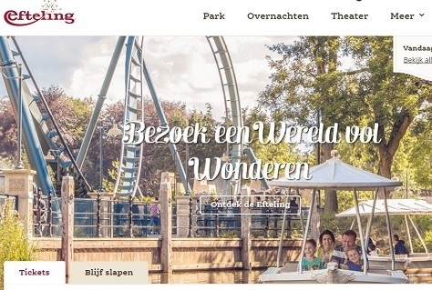 Efteling beste digitale ervaring in sector reizen in 2017