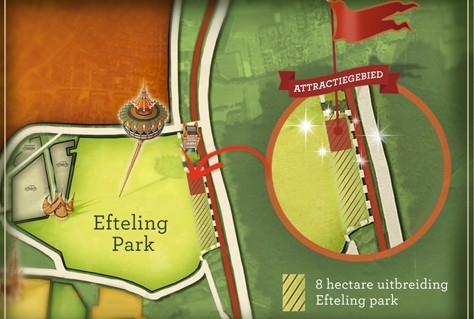 Efteling wil attractiepark uitbreiden en in 2020 nieuwe attractie openen