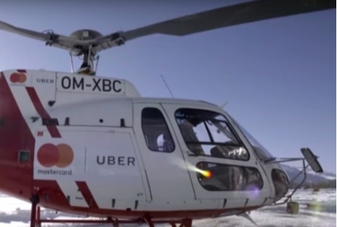 Uber zet heli in bij Hahnenkamm