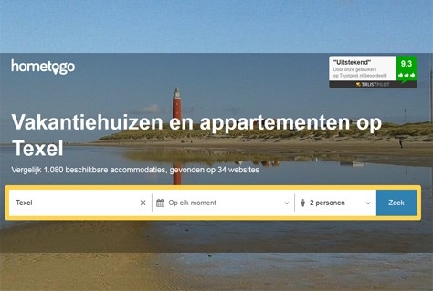 Hoeveel werd in 2017 voor een vakantieaccommodatie betaald?