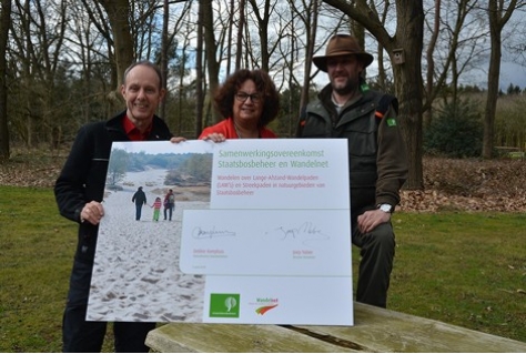 Staatsbosbeheer en Wandelnet werken samen aan de kwaliteit van wandelen 