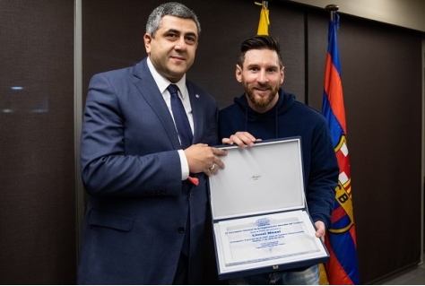 Lionel Messi ambassadeur duurzaam toerisme van UNWTO