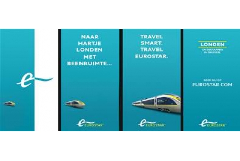 Eurostar-reis Londen-Amsterdam 5 keer minder CO2