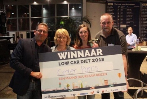 Center Parcs winnaar Low Car Diet 2018