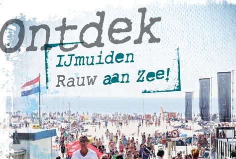 Ludieke guerrilla-actie zet IJmuiden Rauw aan Zee op de kaart