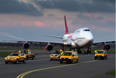 Zesduizend mensen getuige van Boeing onderweg naar Corendon hotel