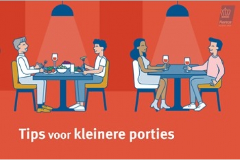 KHN geeft tips voor kleinere porties