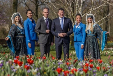 Pieter Elbers (KLM) opent zeventigste Keukenhof