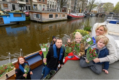 Tulpen voor de bewoners