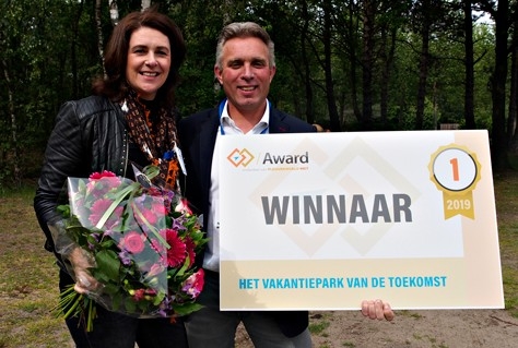 Camping Zonneweelde wint Award Vakantiepark van de toekomst 2019