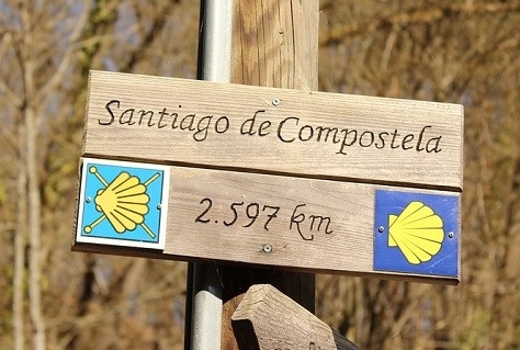 Liempdsen Herd stempelpost pelgrimsroute naar Santiago