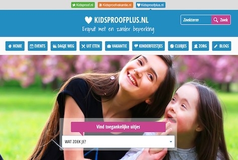 Nieuwe site met toegankelijke uitjes voor kinderen