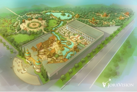 Jora Vision ontwerpt grotendeels overdekt themapark in Sint Petersburg